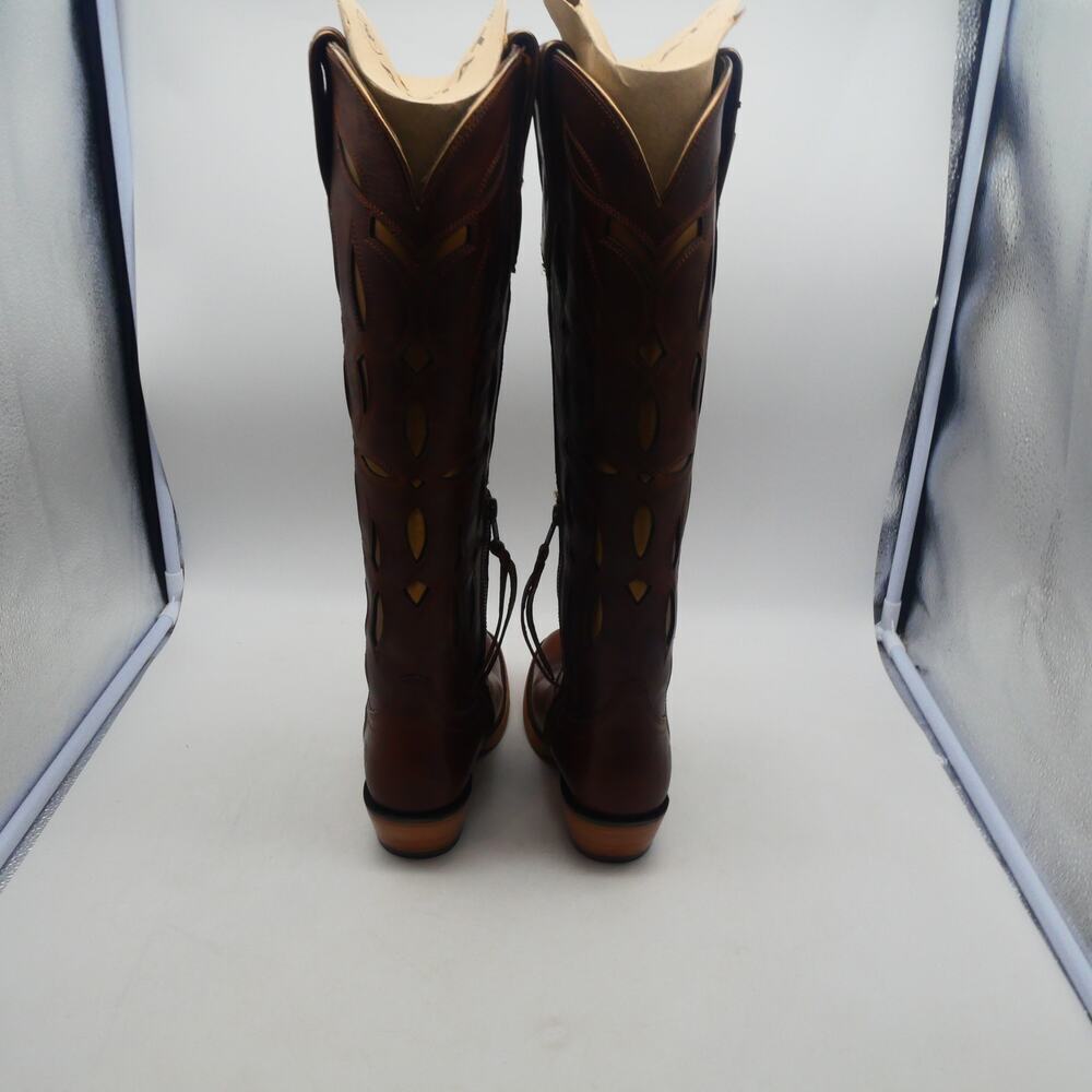 NEW Ariat Women’s 5.5 Saylor Stretchfit Boots Tall Chic Brown Leather - Picture 8 of 15